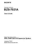 Sony DVS-7300 User Manual preview