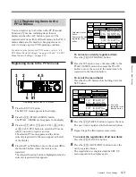 Preview for 45 page of Sony DVW-500/1 Operation Manual