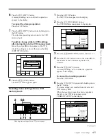 Preview for 47 page of Sony DVW-500/1 Operation Manual