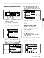 Preview for 49 page of Sony DVW-500/1 Operation Manual