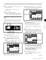 Preview for 51 page of Sony DVW-500/1 Operation Manual