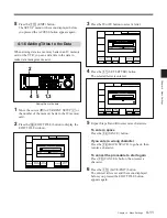 Preview for 53 page of Sony DVW-500/1 Operation Manual