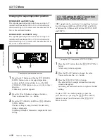 Preview for 68 page of Sony DVW-500/1 Operation Manual