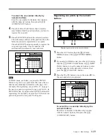 Preview for 71 page of Sony DVW-500/1 Operation Manual