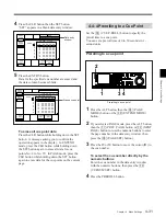 Preview for 73 page of Sony DVW-500/1 Operation Manual