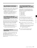 Preview for 79 page of Sony DVW-500/1 Operation Manual