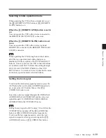 Preview for 81 page of Sony DVW-500/1 Operation Manual