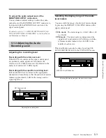 Preview for 89 page of Sony DVW-500/1 Operation Manual