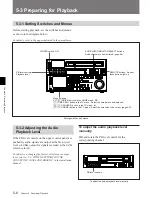 Preview for 92 page of Sony DVW-500/1 Operation Manual