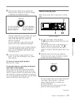 Preview for 95 page of Sony DVW-500/1 Operation Manual