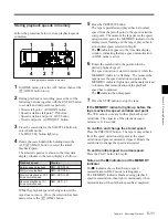 Preview for 97 page of Sony DVW-500/1 Operation Manual