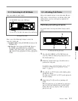 Preview for 103 page of Sony DVW-500/1 Operation Manual