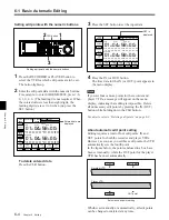 Preview for 104 page of Sony DVW-500/1 Operation Manual