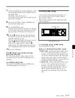 Preview for 115 page of Sony DVW-500/1 Operation Manual