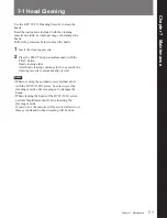 Preview for 121 page of Sony DVW-500/1 Operation Manual