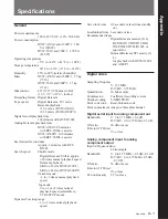 Preview for 123 page of Sony DVW-500/1 Operation Manual