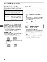 Предварительный просмотр 6 страницы Sony DVX-100 - 10 Disc Dvd Changer Operating Instructions Manual