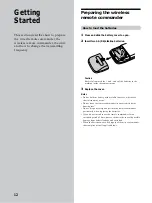 Предварительный просмотр 12 страницы Sony DVX-100 - 10 Disc Dvd Changer Operating Instructions Manual