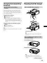 Предварительный просмотр 13 страницы Sony DVX-100 - 10 Disc Dvd Changer Operating Instructions Manual