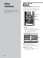 Предварительный просмотр 26 страницы Sony DVX-100 - 10 Disc Dvd Changer Operating Instructions Manual