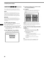 Предварительный просмотр 40 страницы Sony DVX-100 - 10 Disc Dvd Changer Operating Instructions Manual