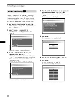 Предварительный просмотр 42 страницы Sony DVX-100 - 10 Disc Dvd Changer Operating Instructions Manual