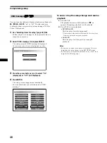 Предварительный просмотр 46 страницы Sony DVX-100 - 10 Disc Dvd Changer Operating Instructions Manual