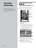 Предварительный просмотр 78 страницы Sony DVX-100 - 10 Disc Dvd Changer Operating Instructions Manual