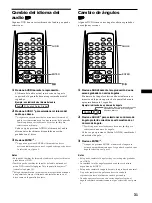 Предварительный просмотр 83 страницы Sony DVX-100 - 10 Disc Dvd Changer Operating Instructions Manual