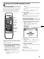 Предварительный просмотр 85 страницы Sony DVX-100 - 10 Disc Dvd Changer Operating Instructions Manual