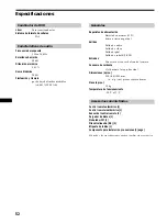 Предварительный просмотр 104 страницы Sony DVX-100 - 10 Disc Dvd Changer Operating Instructions Manual