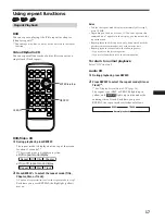 Предварительный просмотр 17 страницы Sony DVX-100S Operating Instructions Manual