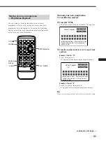 Предварительный просмотр 21 страницы Sony DVX-100S Operating Instructions Manual