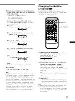 Предварительный просмотр 27 страницы Sony DVX-100S Operating Instructions Manual