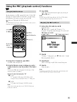 Предварительный просмотр 31 страницы Sony DVX-100S Operating Instructions Manual