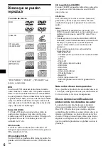 Preview for 84 page of Sony DVX-11A - Car Mp3/dvd/cd Single Player Operating Instructions Manual