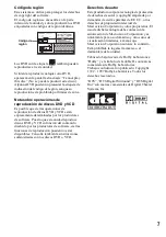 Preview for 85 page of Sony DVX-11A - Car Mp3/dvd/cd Single Player Operating Instructions Manual