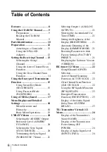 Preview for 6 page of Sony DWR-S01D Operating Instructions Manual