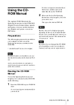 Preview for 9 page of Sony DWR-S01D Operating Instructions Manual