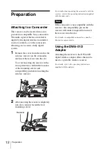 Preview for 12 page of Sony DWR-S01D Operating Instructions Manual