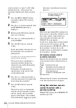 Preview for 26 page of Sony DWR-S01D Operating Instructions Manual