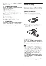 Предварительный просмотр 5 страницы Sony DWT-B01N Operating Instructions Manual