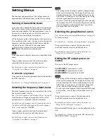 Preview for 11 page of Sony DWT-P01N Operating Instructions Manual