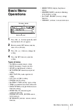 Preview for 17 page of Sony DWTB01/E1424 Operating Instructions Manual