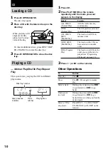 Preview for 10 page of Sony DX10 Operating Instructions Manual