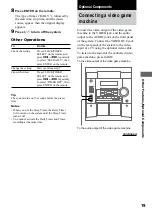 Preview for 19 page of Sony DX10 Operating Instructions Manual