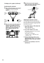 Preview for 8 page of Sony DX60AV Operating Instructions Manual