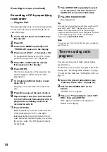 Preview for 18 page of Sony DX60AV Operating Instructions Manual