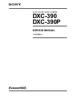 Sony DXC-390 Service Manual предпросмотр