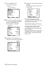 Preview for 16 page of Sony DXC-390P Instructions For Use Manual